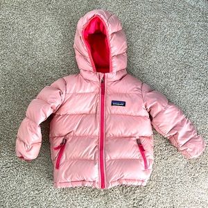 Patagonia hi loft down hoodie size 2T